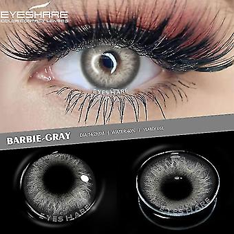 アイケア yuyu Eye Contacts 1pair Yucca Series Gray Color Lenses Colored Contact