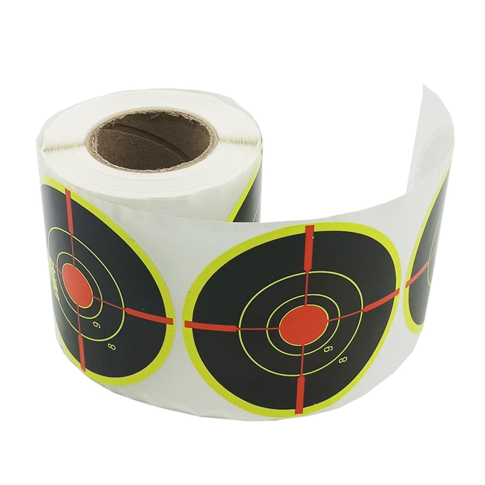 200 Pieces 3" Adhesive Shooting Targets Reactive Stickers Sheets Paper