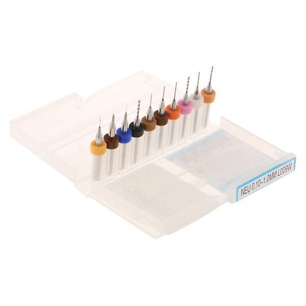 2x10Piece Print Head Drill Bits for 3D Printer Nozzle Cleaning Kit 0.1-1.0mm