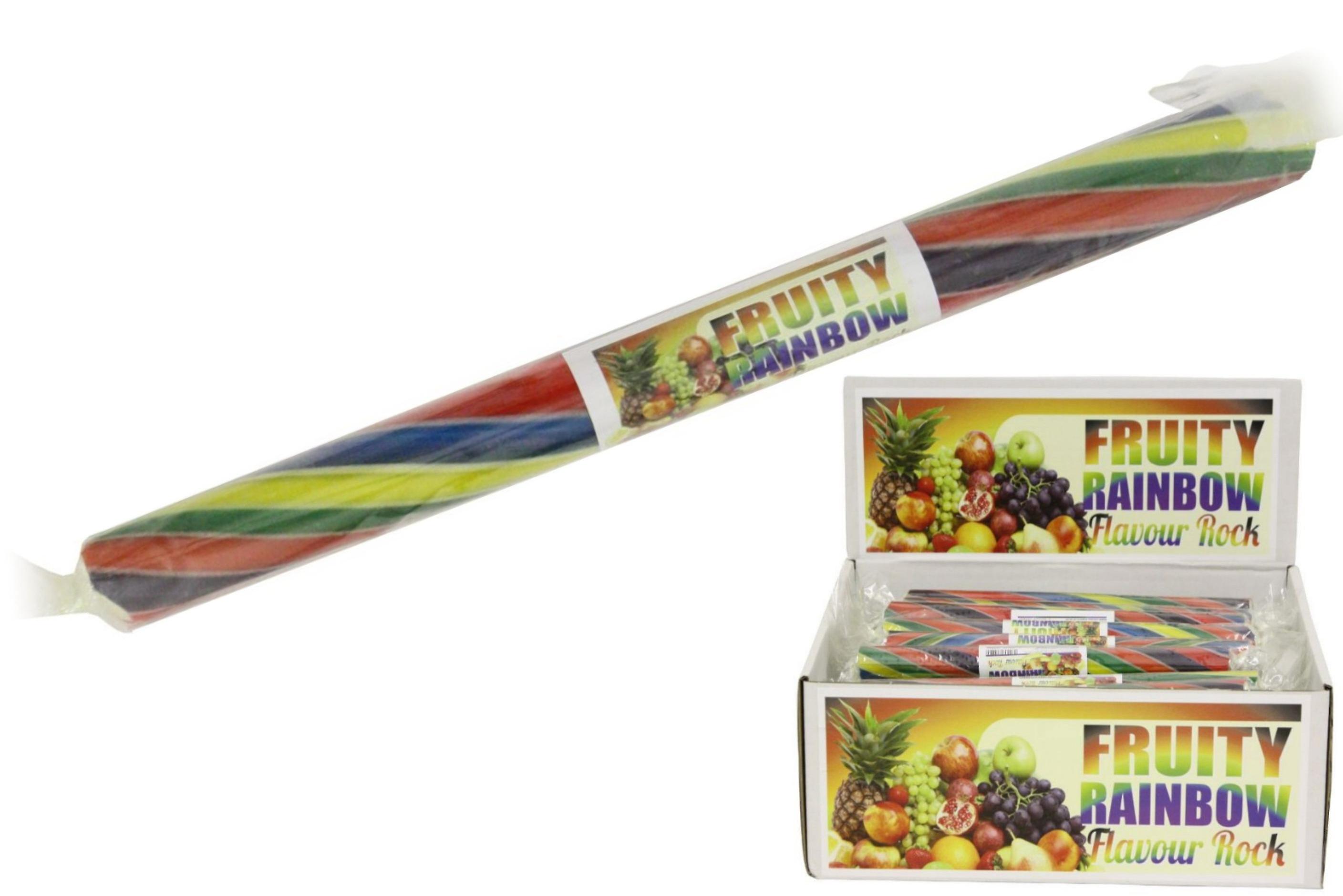 Pack de 20 palitos de roca de sabor medio - Fruity Rainbow