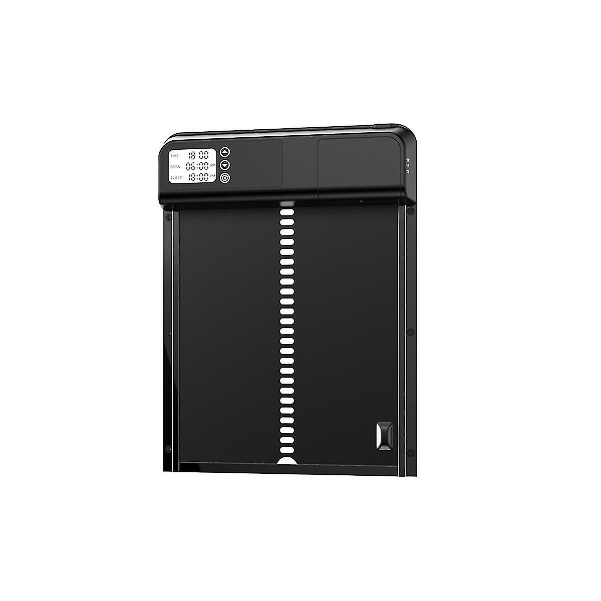 Smart Automatic Chicken Coop Door, Lcd Display Chicken Coop Door Opener with Manual and Timer Contr