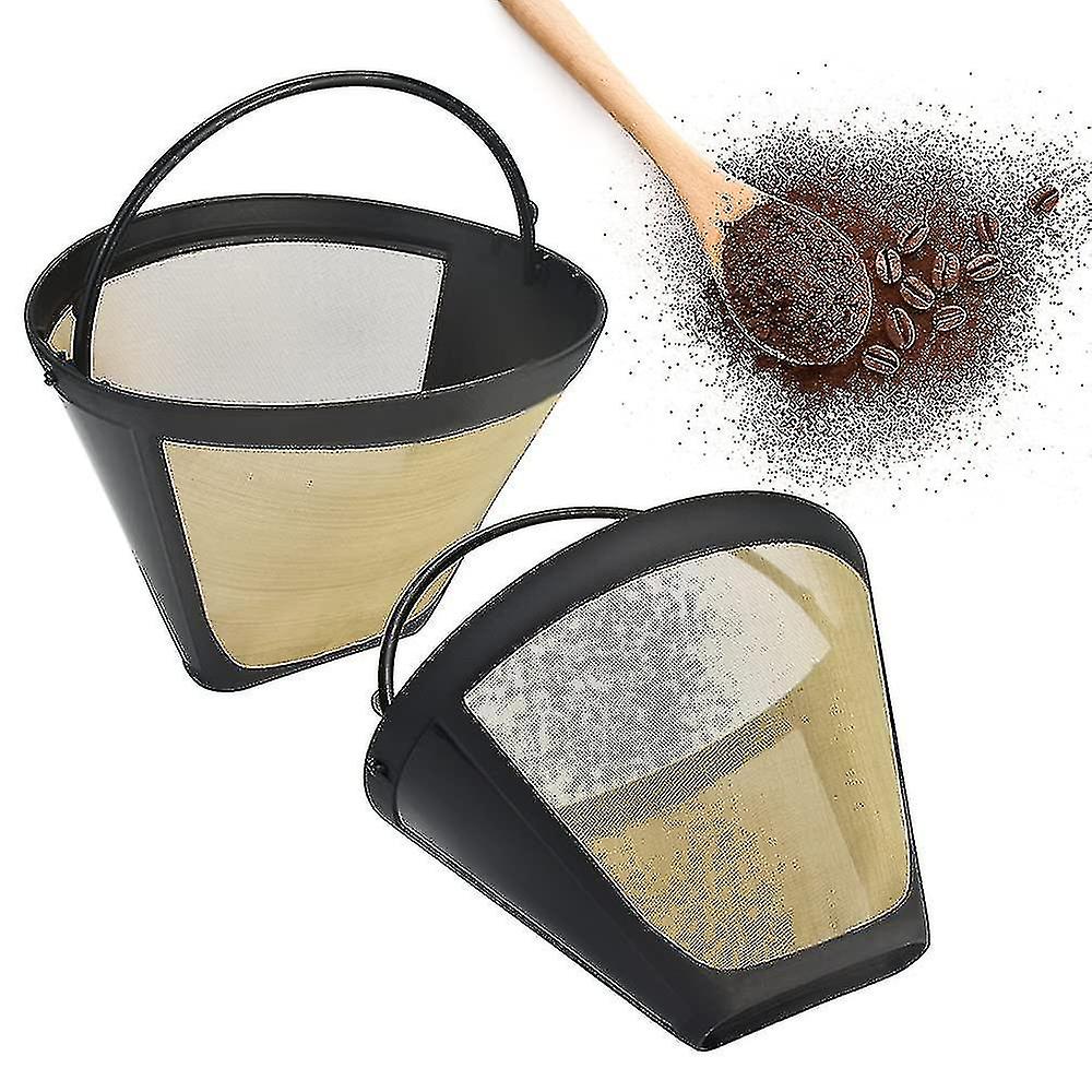 2 Pcs Coffee Filter Universal Permanent Coffee Filters Reusable Coffee Mesh