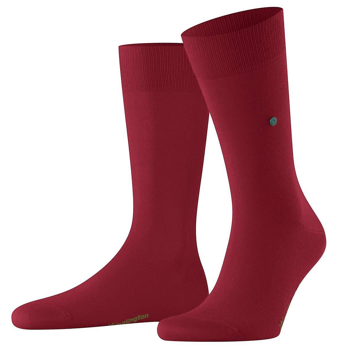 Burlington Lord Socks - Cranberry Red