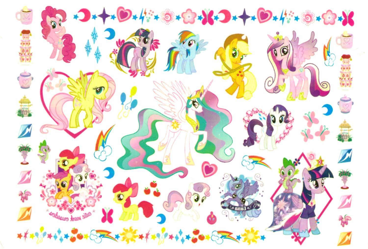 My little poni 15 kpl lasten tatuoinnit tatuointi hevonen poni