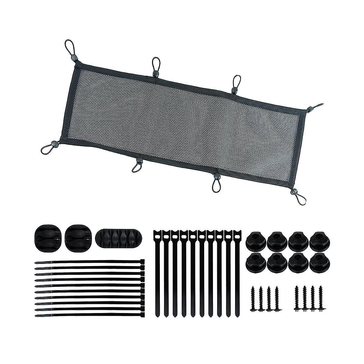 Net Under Desk, Extra Cable Net, Flexible Privacy Mesh Net, Under Desk Net-MEINI