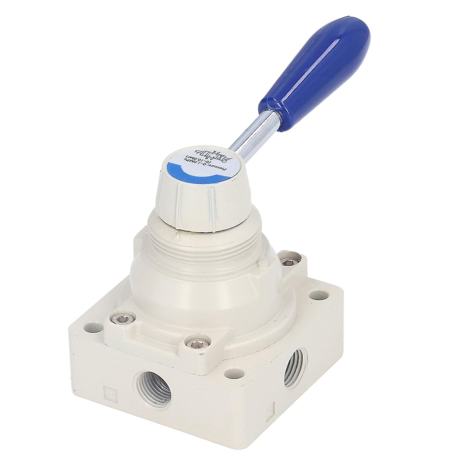 Rotary Lever Hand Valve Air Flow Control 0~1.0mpa 0‑145Psi 2 Position 4 Way Pneumatic Switch4HV210-06 