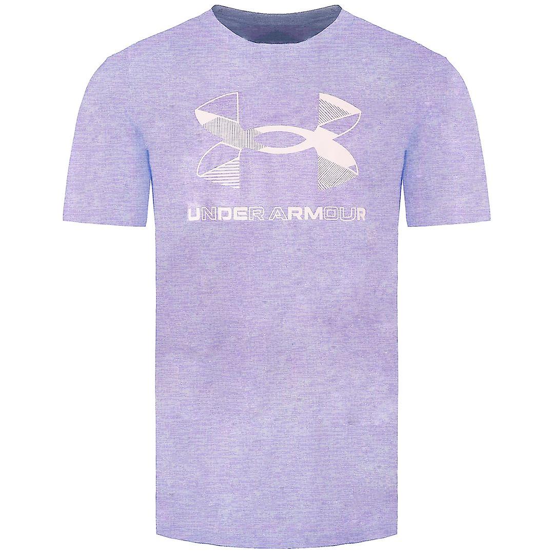 Under Armour Short Sleeve Crew Neck Kids Twist Big Logo T-Shirt 1363383 576