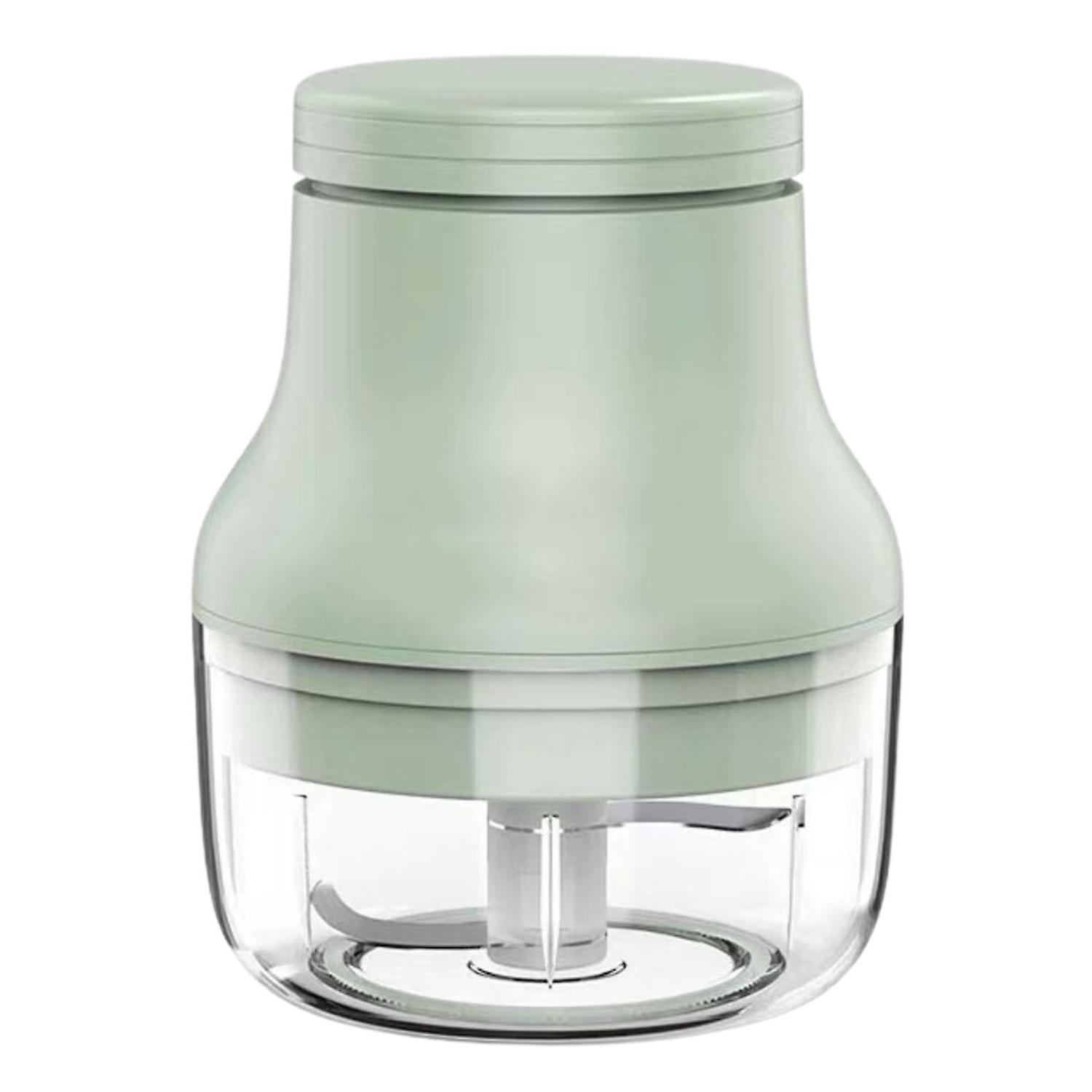 100/250ml Ginger Masher Compact Size Transparent Base Rechargeable High Power ABS Mini Electric Garl