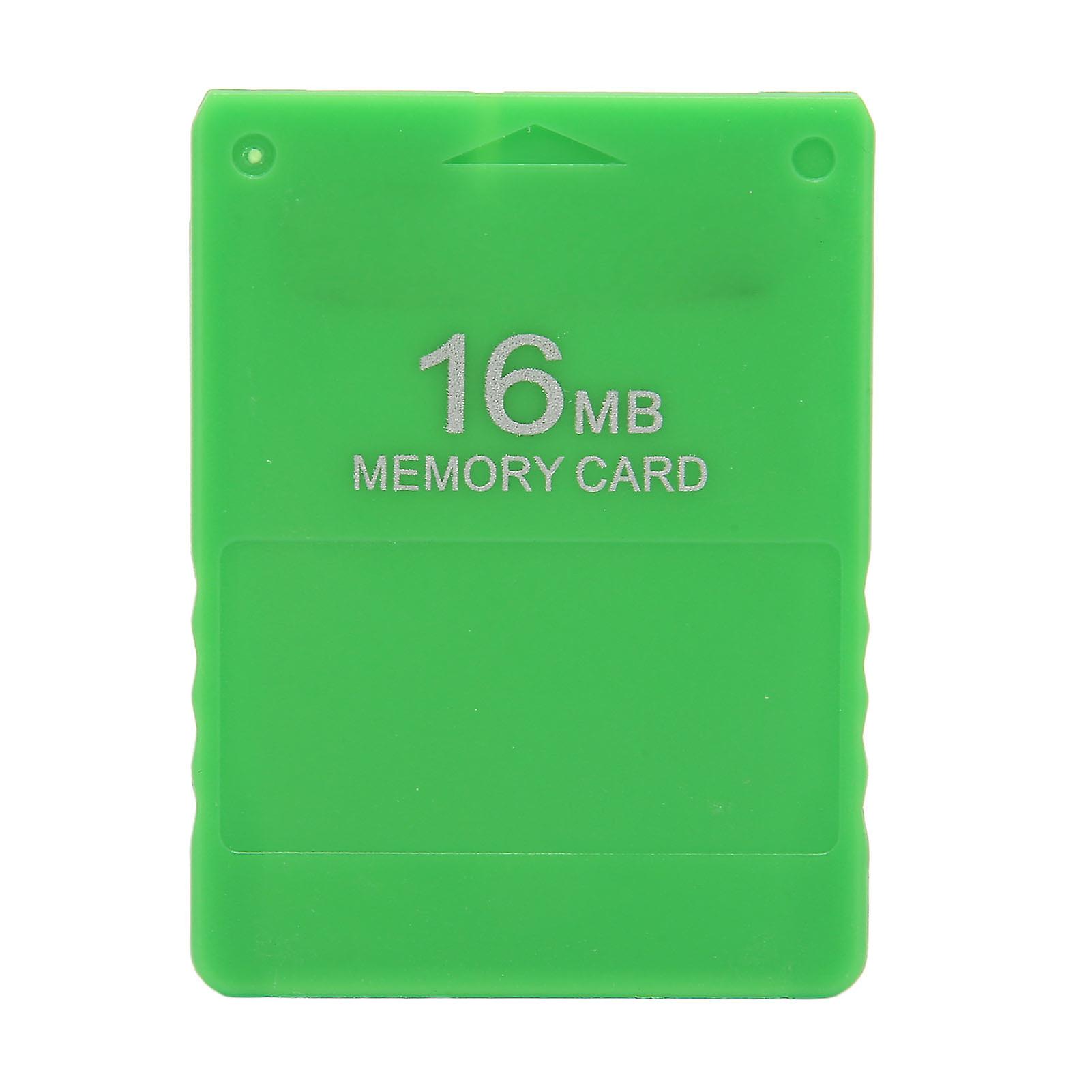 16MB High Speed Game Memory Card FMCB1.966 Professional Game Accessories for Playstation 2Green