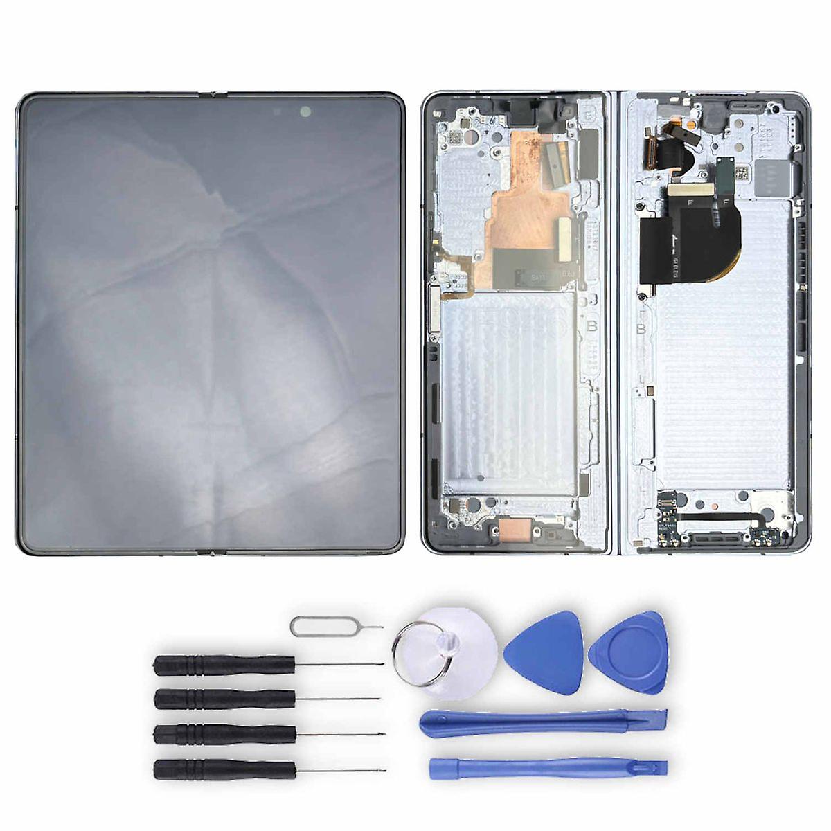 Samsung Galaxy Z Fold5 GH82-31842C Display LCD Unit Touch with Frame Spare Part Repair Icy Blue