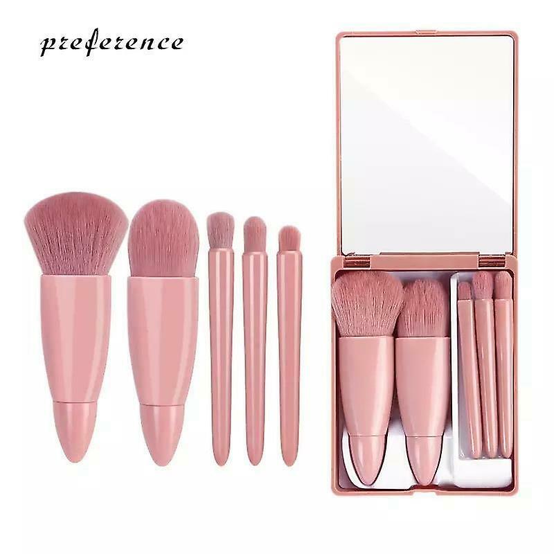 5Pcs Make up Brush Set Buffer Powder Contour Eyeshadow Makeup Brushes
