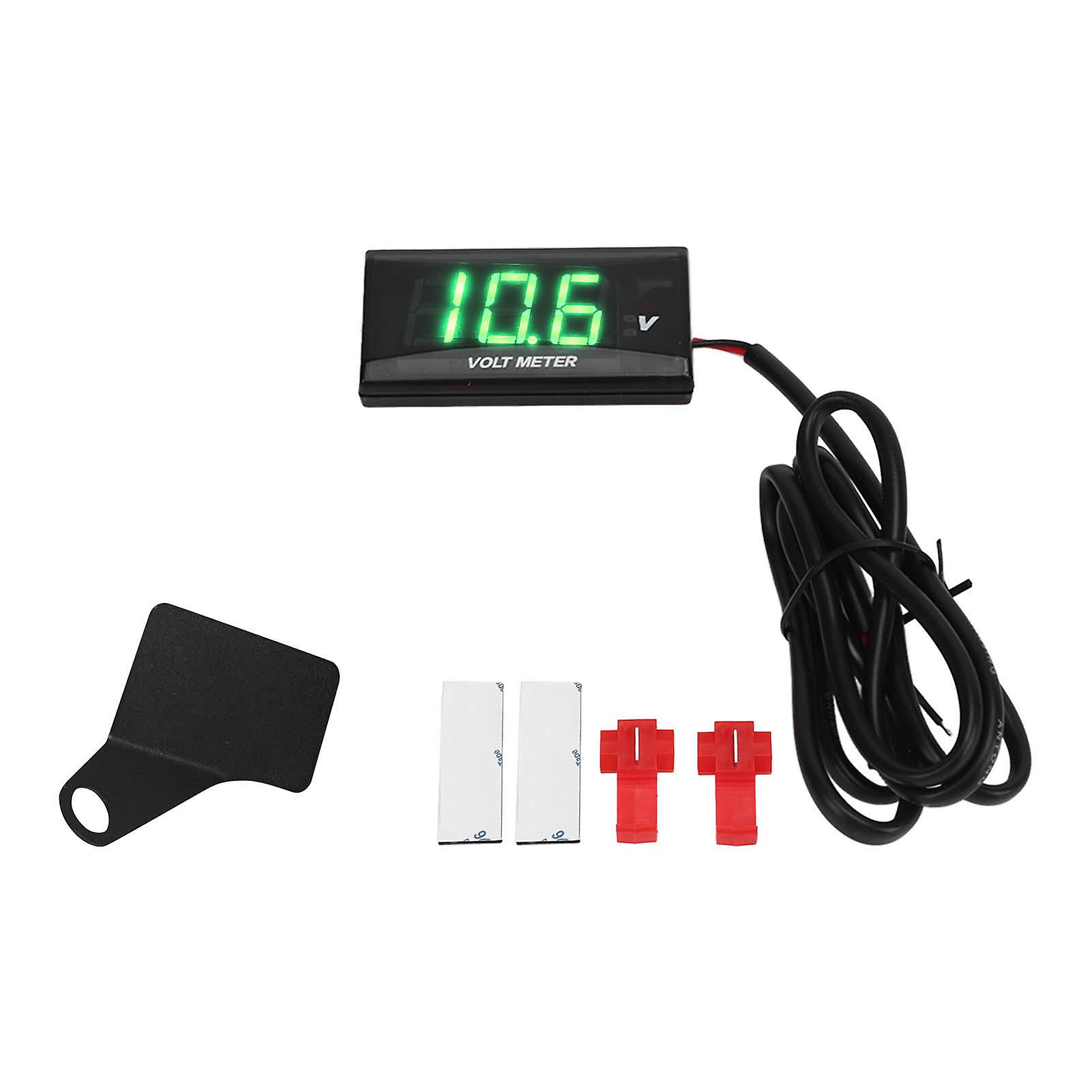 LCDMotorcycleVoltmeter MotorcycleVoltmeter MotorcycleVoltageGauge UniversalMotorcycleVoltmeter LCDVoltmeter MotorcycleAccessories