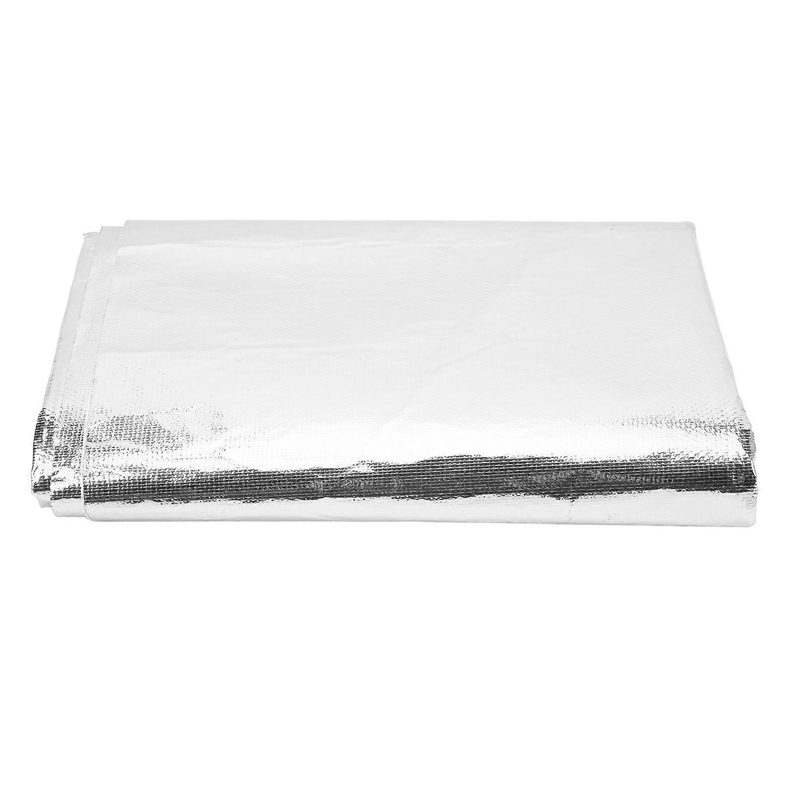 Gold Reflective Tape for High Temperature Heat Shielding, Thermal Insulation for Wrapping Wires and Fuel Lines, Silver