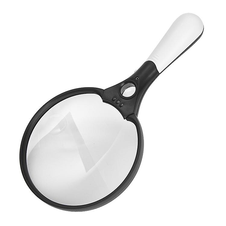Lighted Reading Magnifier, Magnifying Glass with LED Light, Handheld Magnifying Magnifier, Illuminated Magnifying Glass for Seniors, Jeweler, Craft