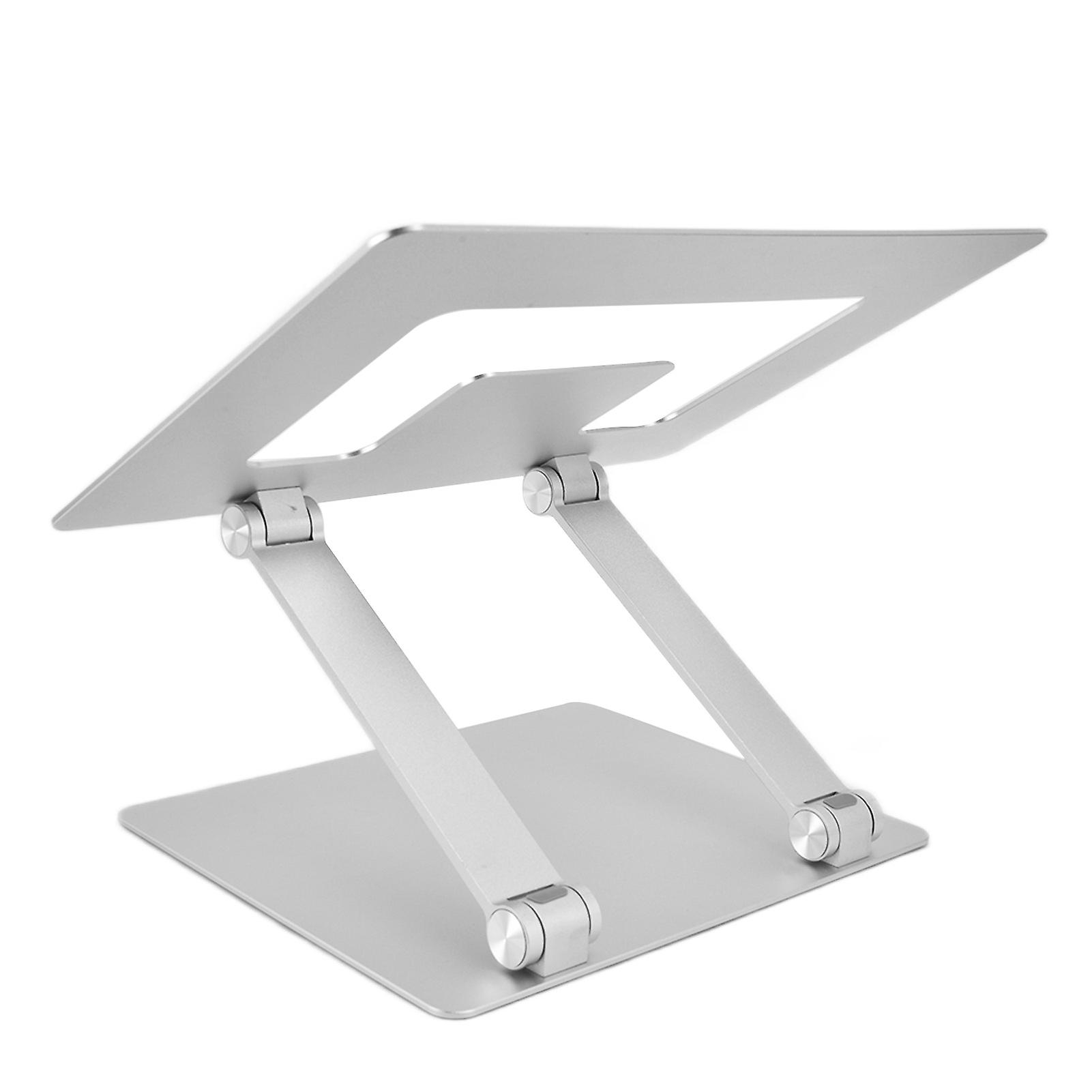 Portable Aluminum Laptop Stand 30x22cm Silver Notebook Riser