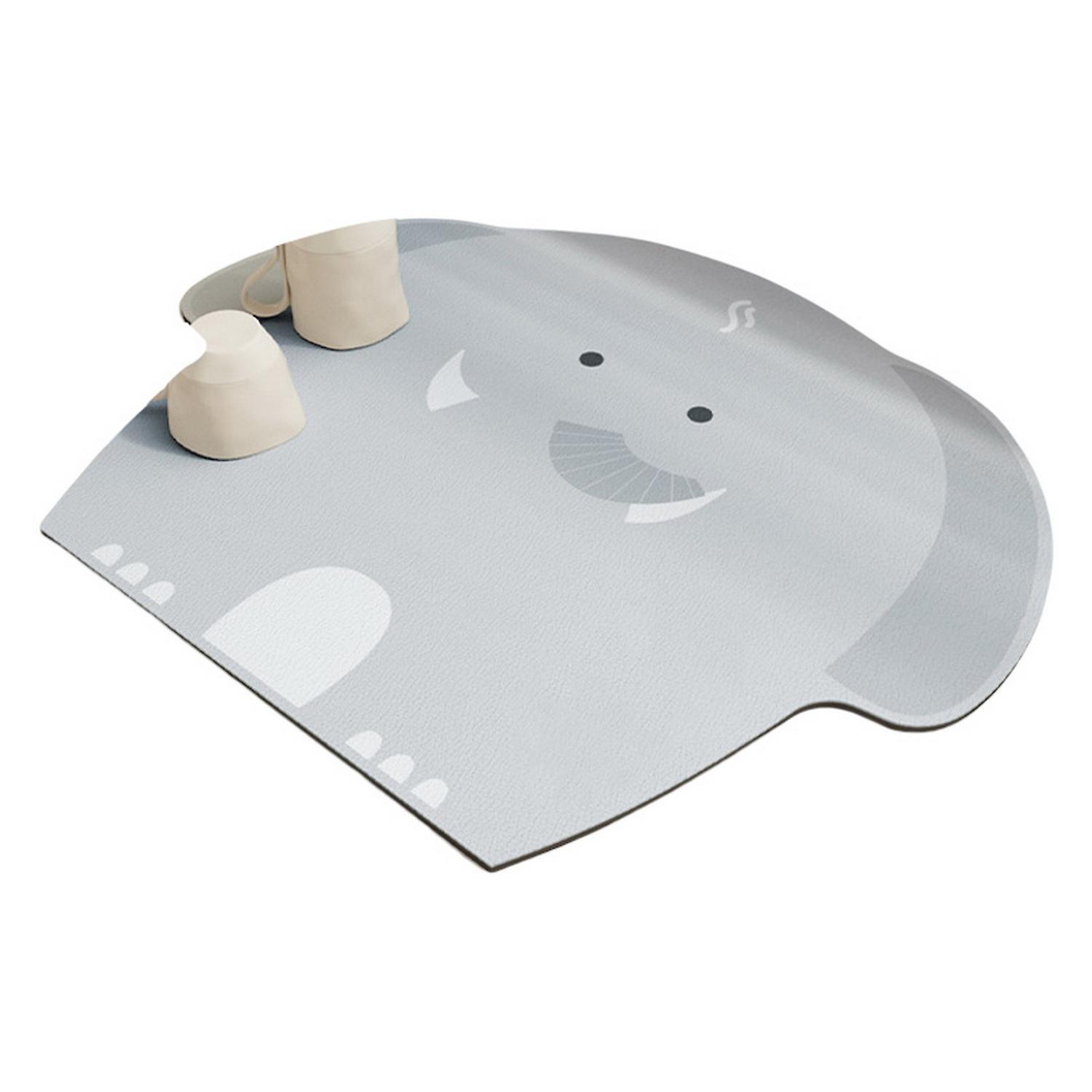 Table Mat Non Slip Water Absorption Quick-drying Diatomite Cartoon Countertop Diatom Mud Absorbent M
