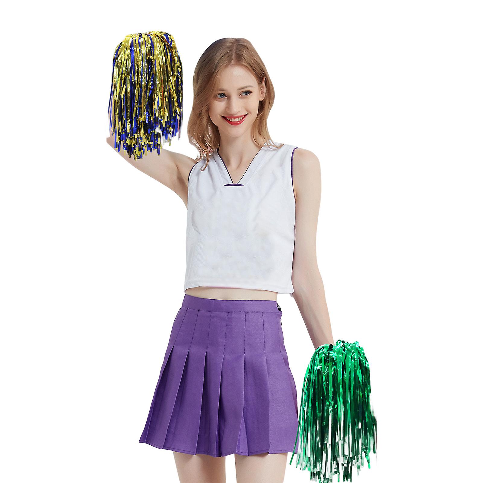 Pon Pon Cheerleader 4 Pezzi - Pompon Professionali Con Manici Antiscivolo, Per Sport E Feste - Foto 12