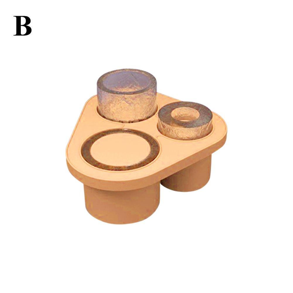 Silicone Ice Lattice Ice Making Mold with Three Silicone Ice Grids