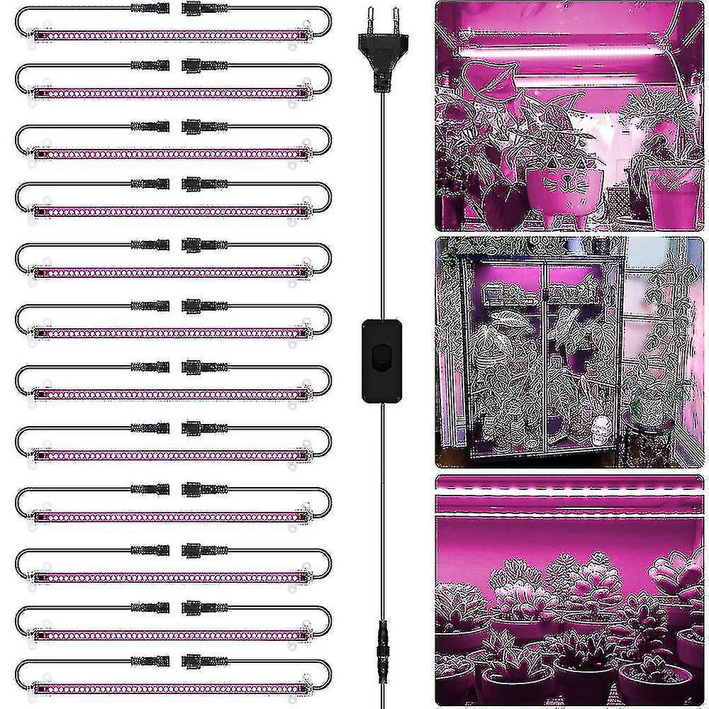 Anschließbare LED wachsen Lichtleisten Vollspektrum Pflanze Anbaulampe für Indoor-Gemüseblume