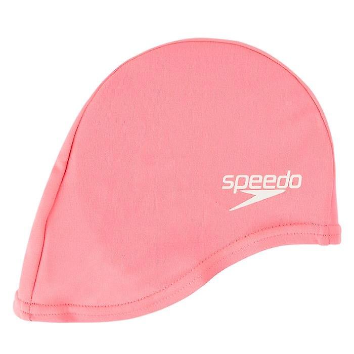 Speedo Junior Polyester Swim Cap - Pink Unisex Kids
