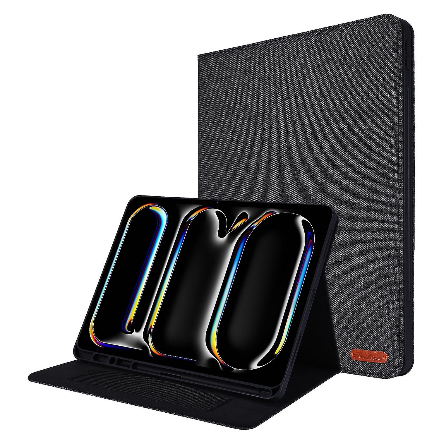 Fabric Leather Tablet Case For iPad Pro 11 2024