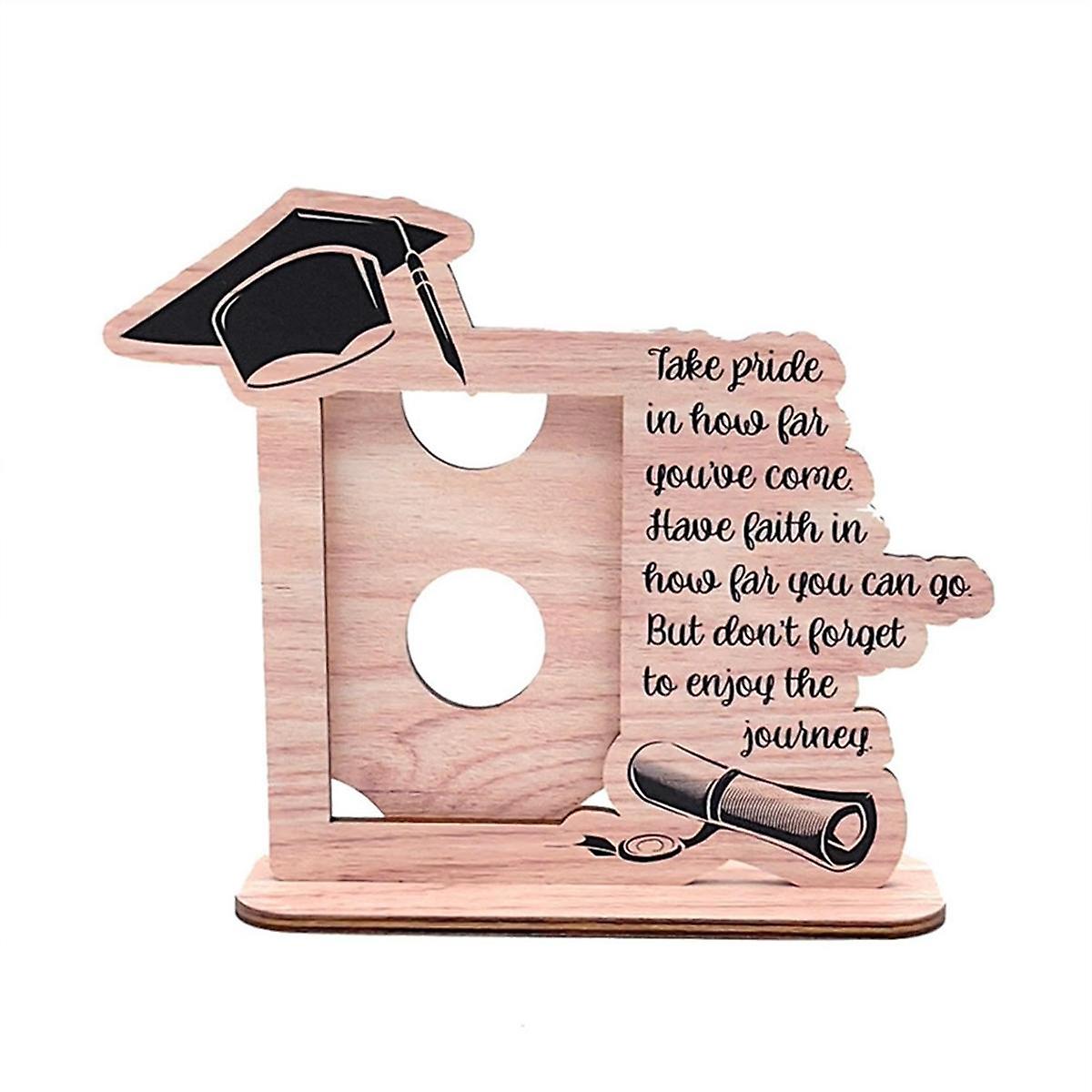 Class Of 2024 Graduation Frame Wooden Table Graduation Picture Frame Home Desktop Ornaments Fits Ve