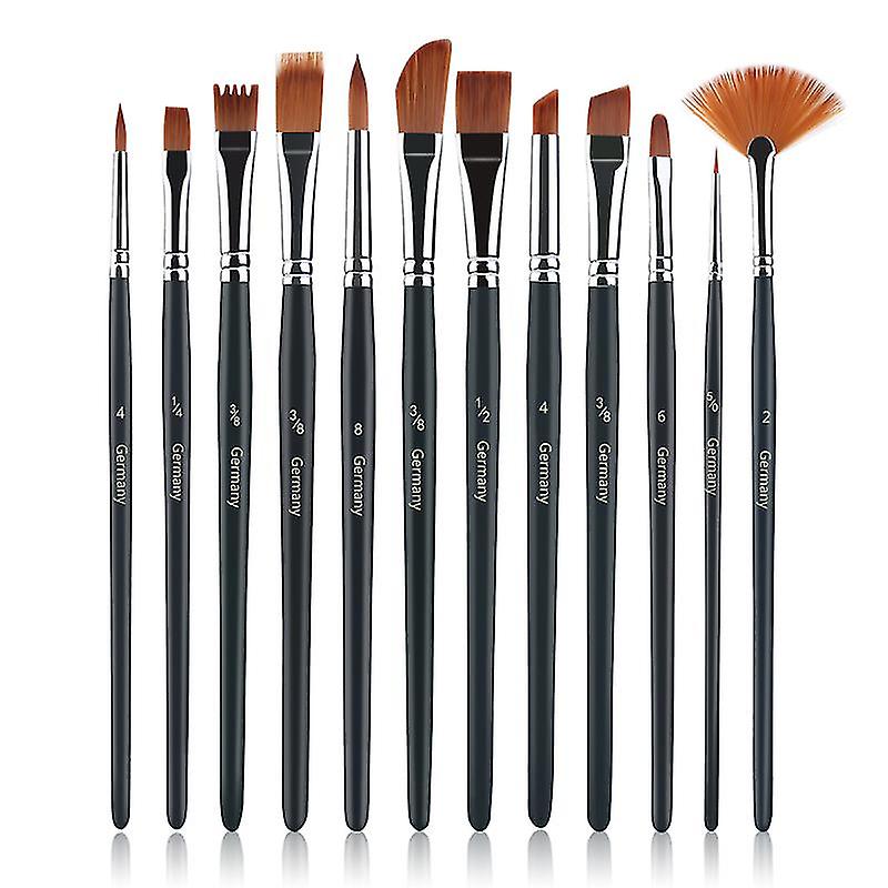 12pcs Watercolor Brush Set