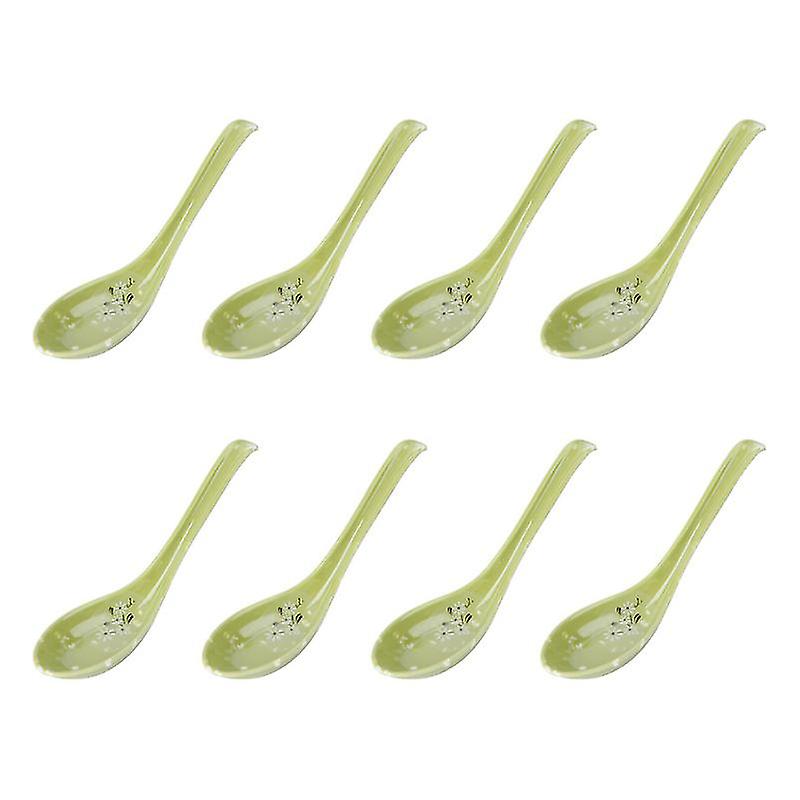 8pcs Imitation Ceramic Spoons