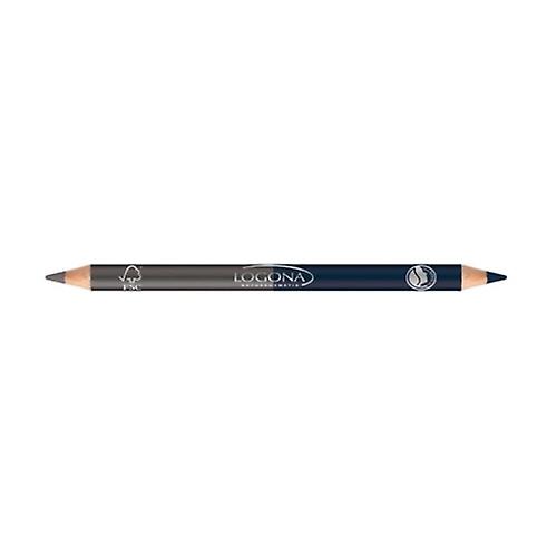 Double Steel Gray Eye Pencil 04 1 unit (Blue)