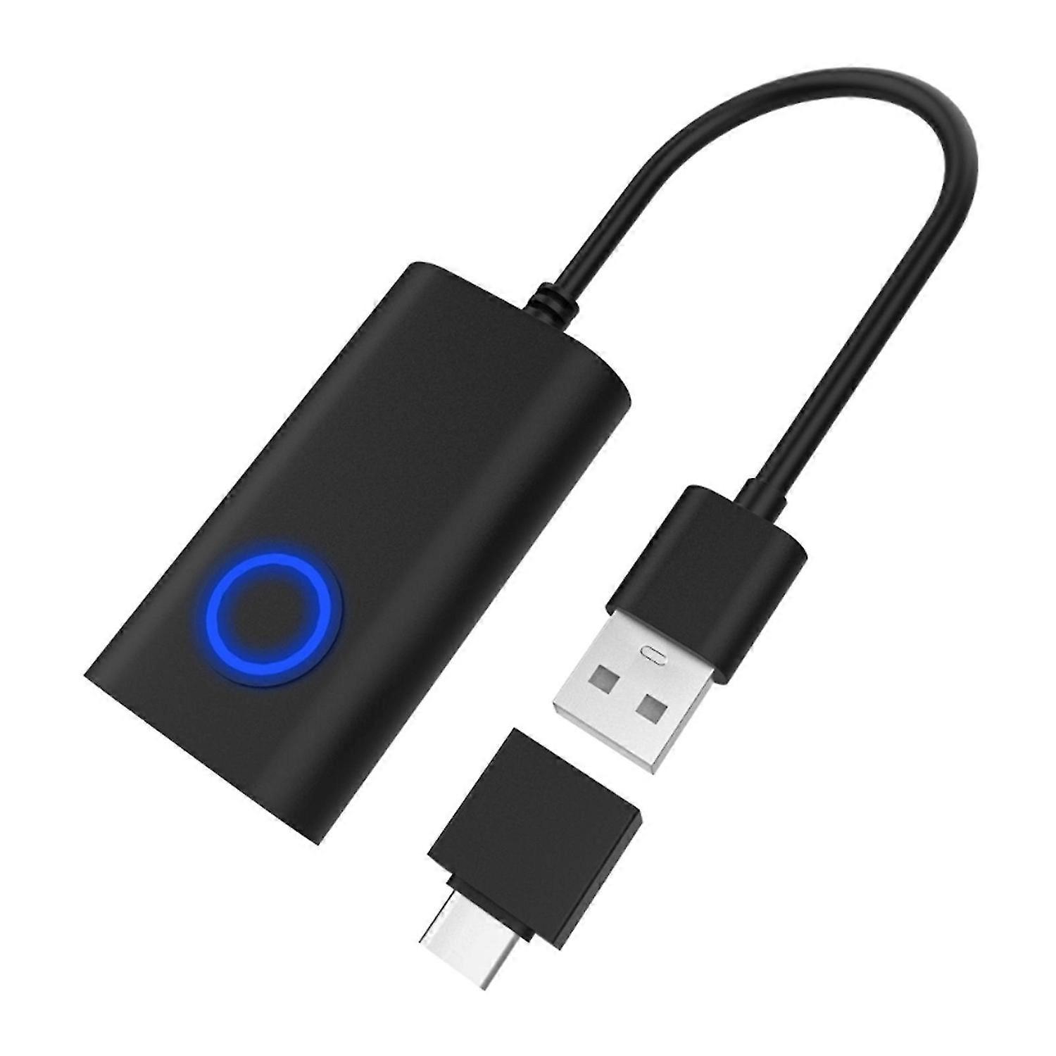 Mouse Mover Black Textured Type-C Interface Drive-free Device Keep Computer Awake Compact Undetectab