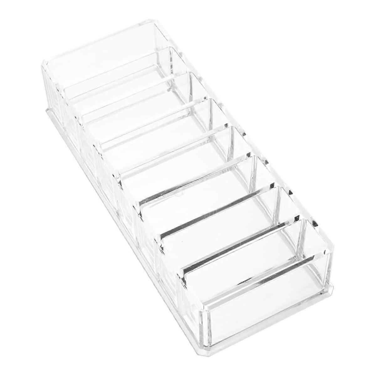 8 Grids Cosmetic Rack, Rack Washable Transparent Toiletry Shelf Holder In Home Store,Transparent