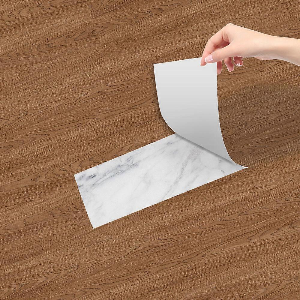 Piastrelle per pavimenti autoadesive effetto legno, piastrelle per pavimenti in vinile autoadesive aspetto in legno resistente all'usura impermeabile per bagno cucina