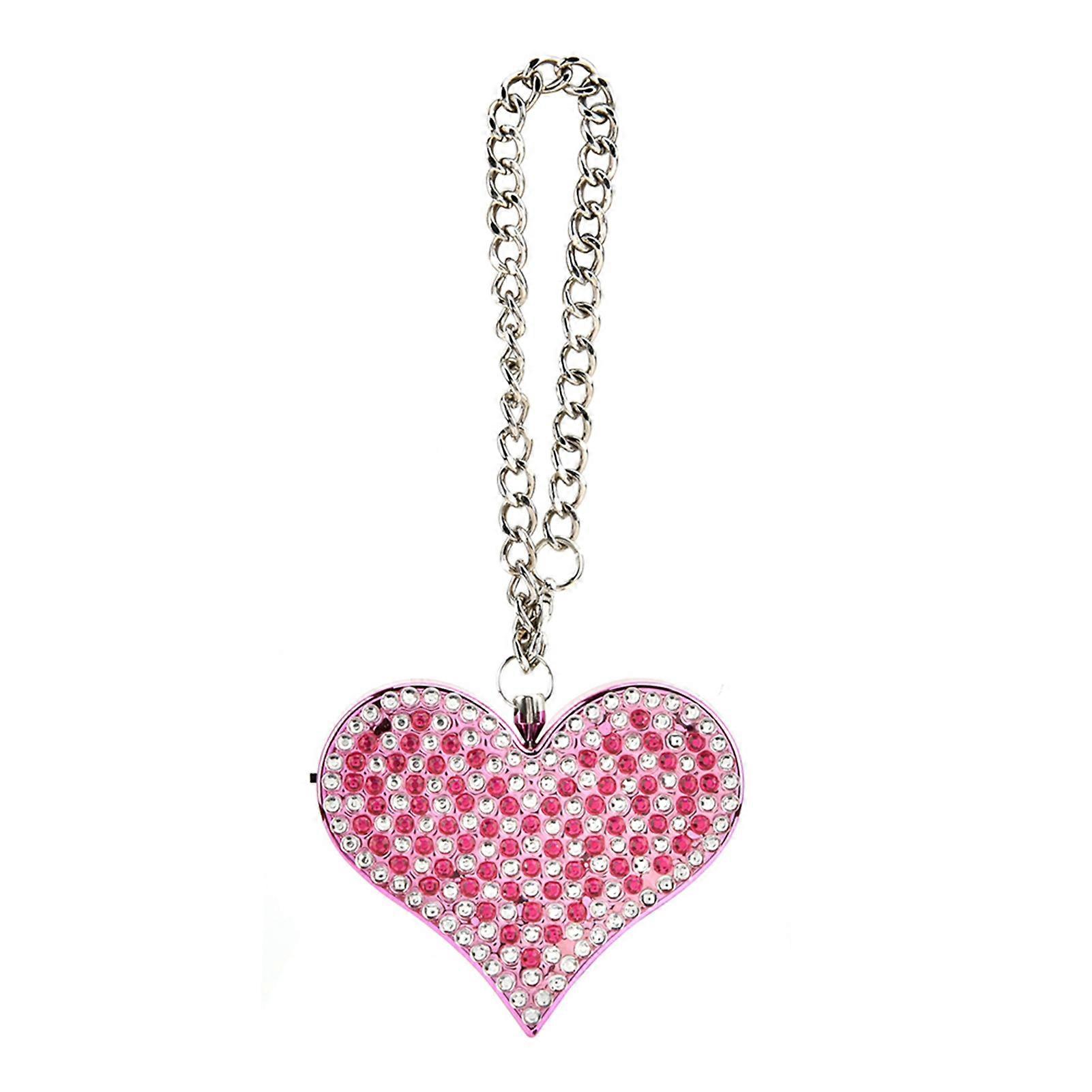 Self Defense Alarm Heart Shape Security Protect Personal Alert(Red)