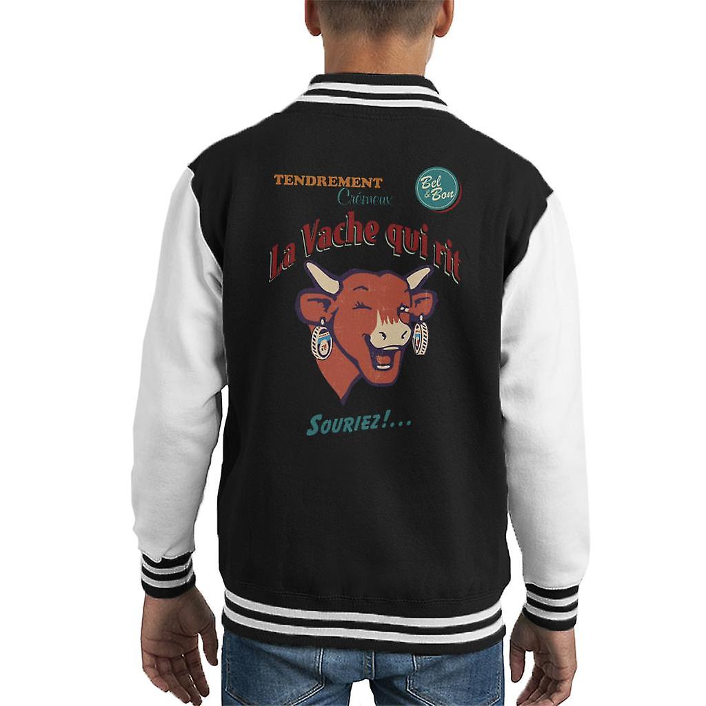The Laughing Cow Smile Kid's Varsity Jacket