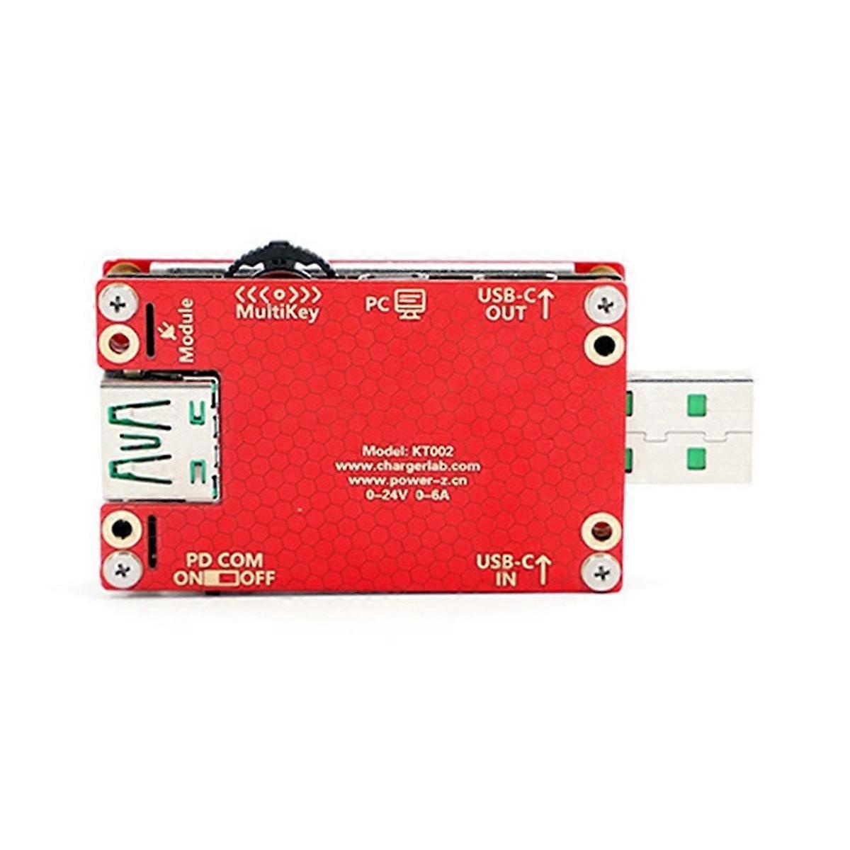 KT002 Draagbare USB-tester Digitale PD Voltage Deceptie Instrument Snel opladen Tester Oplaadnetwerk Tester