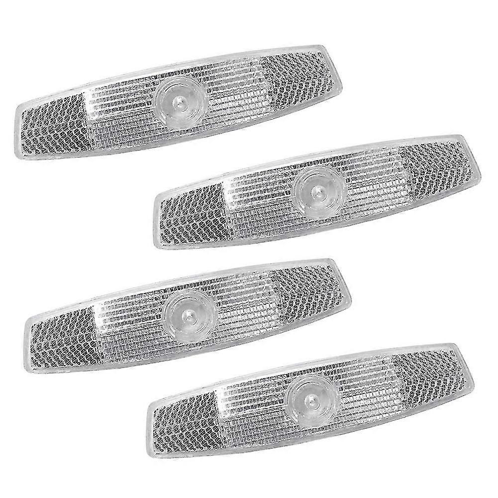 Kaesi 4 قطع عجلة الدراجة تحدث عاكس قطاع التحذير عاكسات اكسسوارات الدراجات