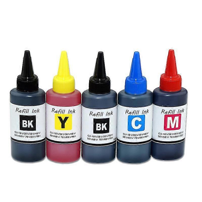 hg PGI-780 CLI-781 Dye Pigment Ink Refill Kit for Canon PIXMA TR8570 TS9170 TS8170 Refillable Ink Cartridge