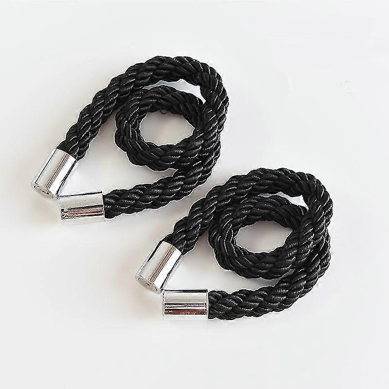 4 Pack Magnetic Curtain Tiebacks Rope Modern Curtain Holdbacks Decorative for Window