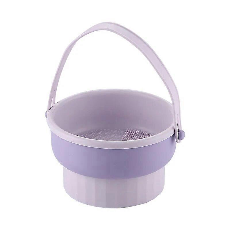 Multifunctional Silicone Makeup Brush Cleaner Makeup Egg Cleaner Powder Puff Drying Holder