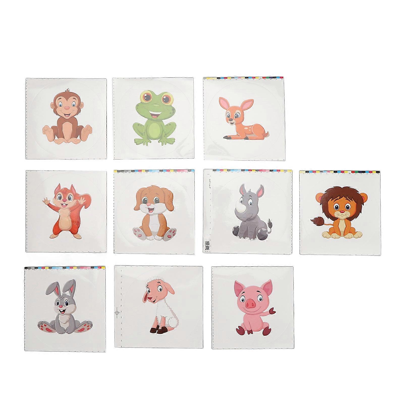50PCS Potty Training Stickers Animal Color Changing Incentive Stickers
