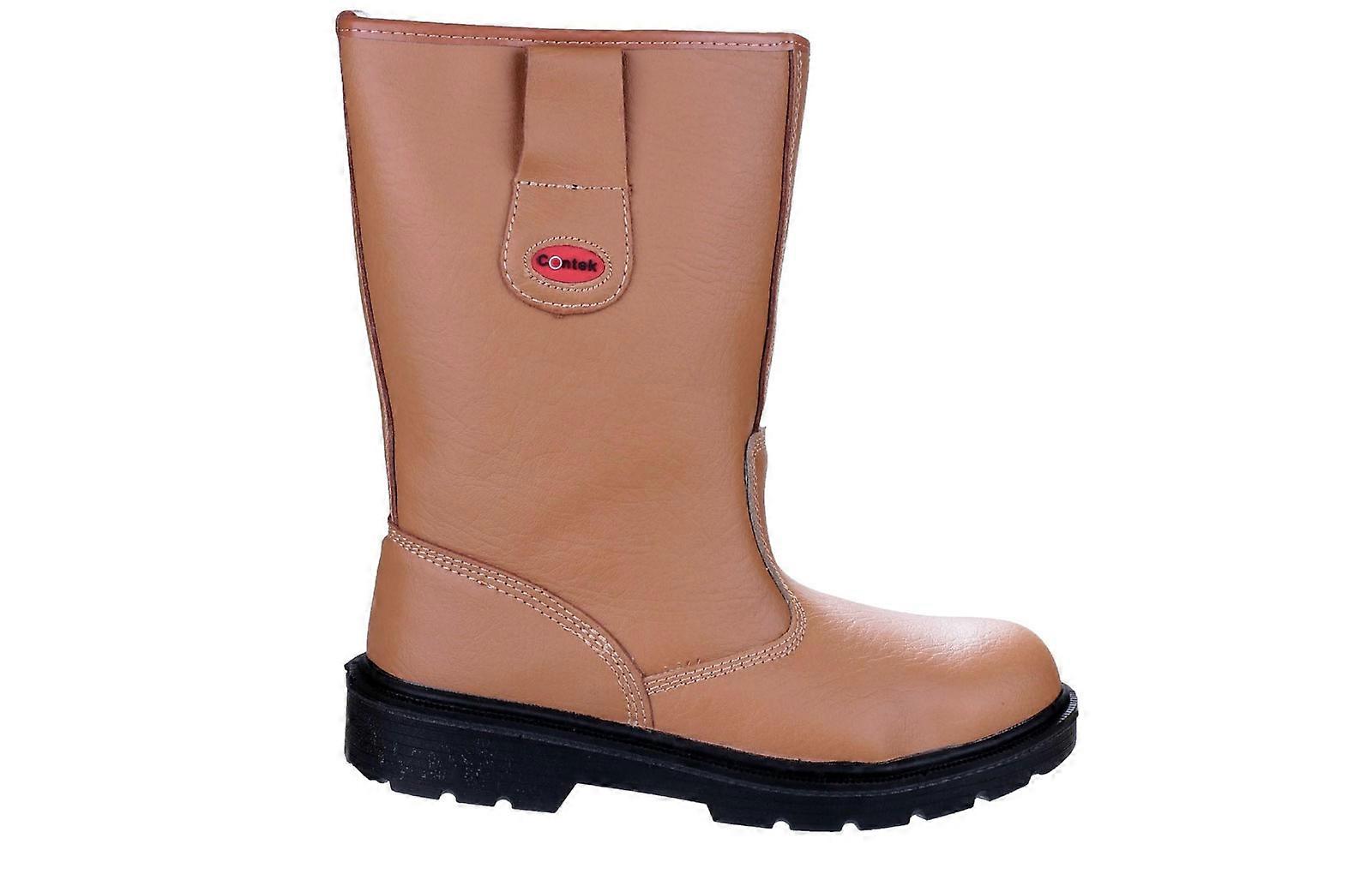 Cantek FS334 Rigger Safety Boots Tan