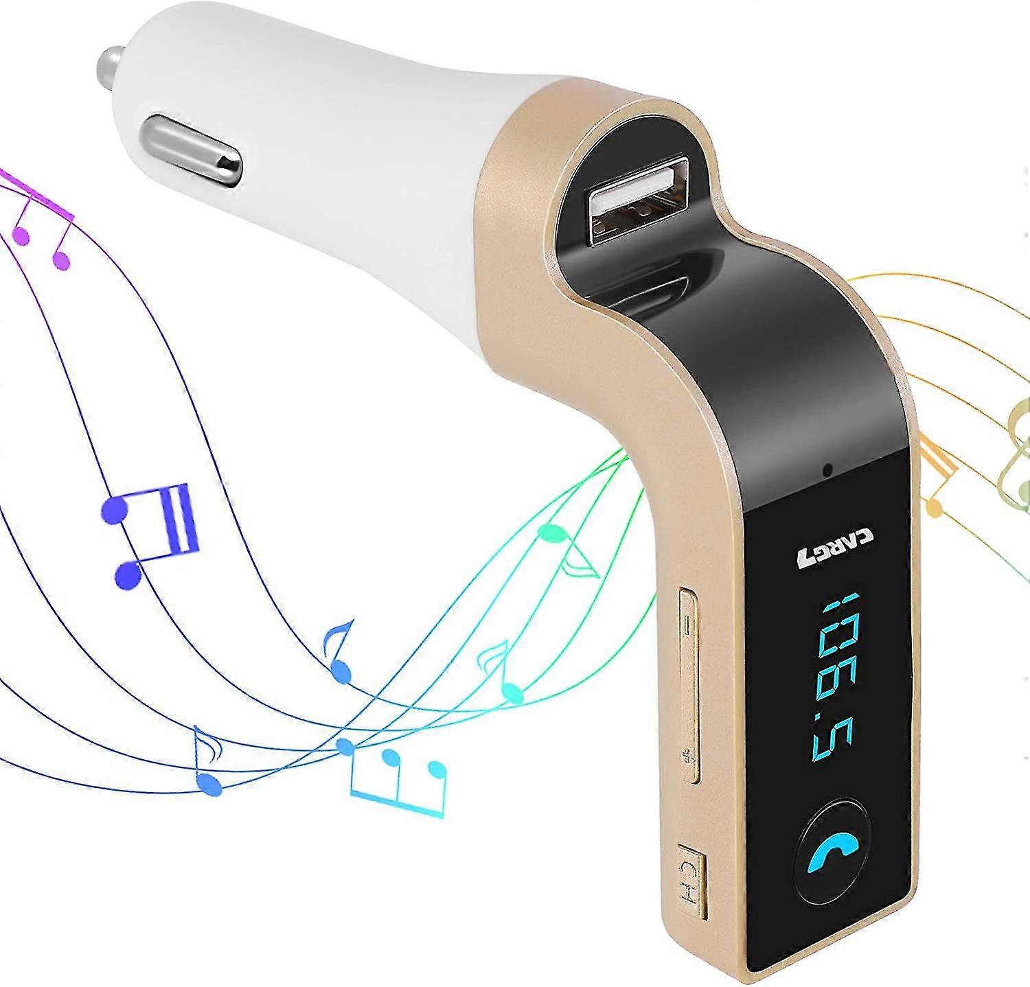 HOT ! Wireless Bluetooth Car G7 Fm Transmitter G7 Bluetooth Car Kit  Handsfree Fm Transmitter Car Kit Speaker