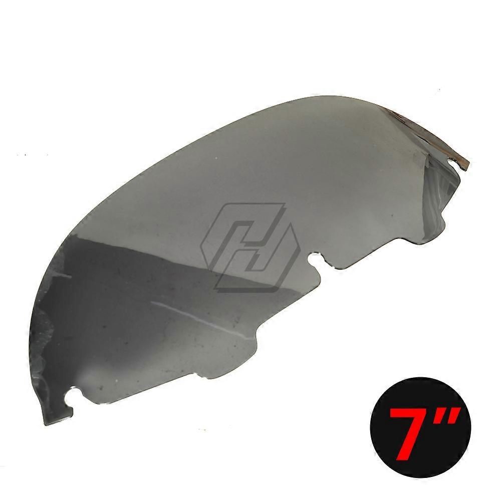 Smoke 7" Motorcycle Windshield Windscreen Case for Harley Touring Electra Glide 1996-2013