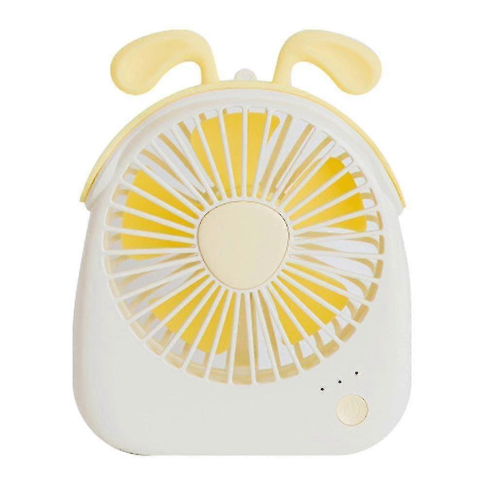 Summer Mini Fan Usb Charging Desktop Cartoon Pet Portable Fan Music Pet Fan
