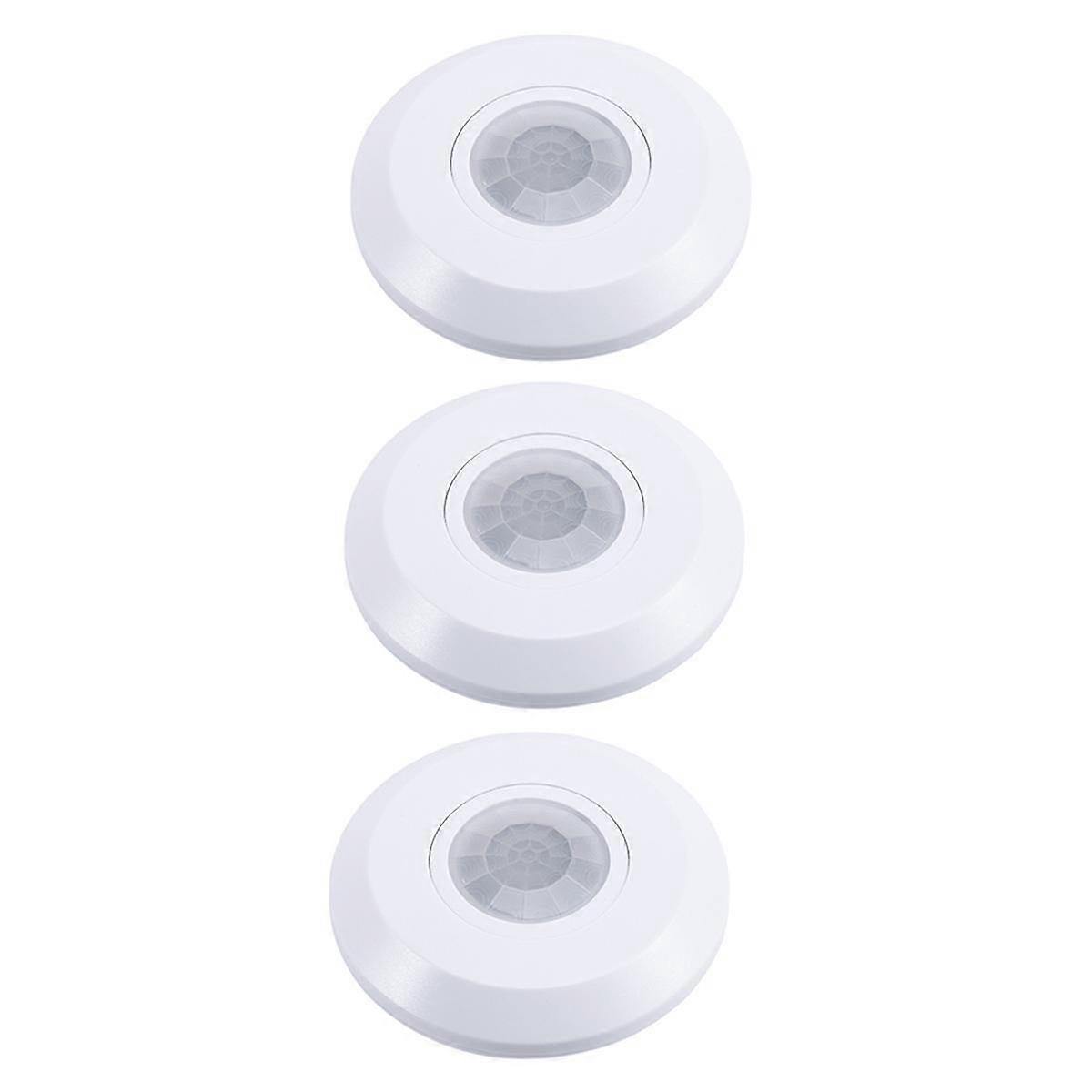 3X 110-220V Ceiling PIR Motion Sensor Light Switch Adjust Time Delay Light Switch 800W Ultra Slim I