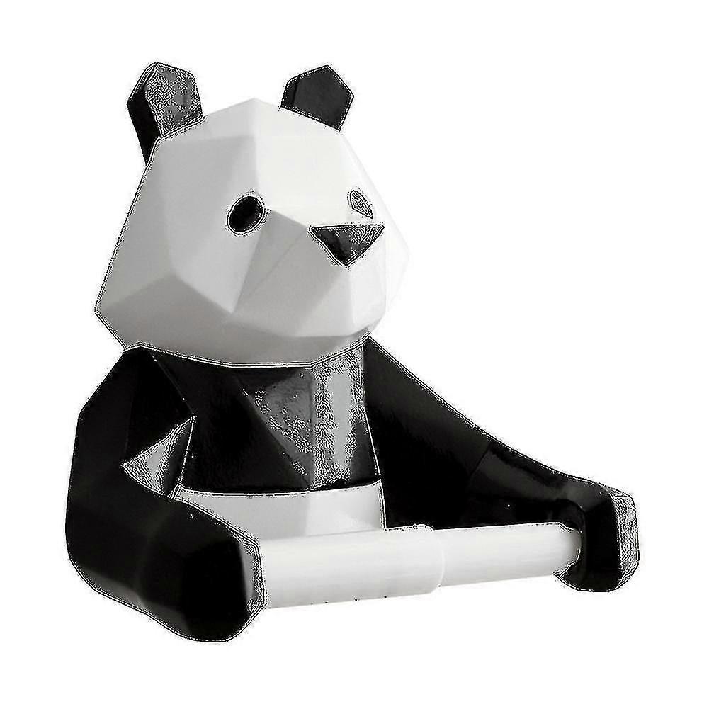 Panda Holder Kitchen Punch-free Wall-mounted Roll Paper Holder B