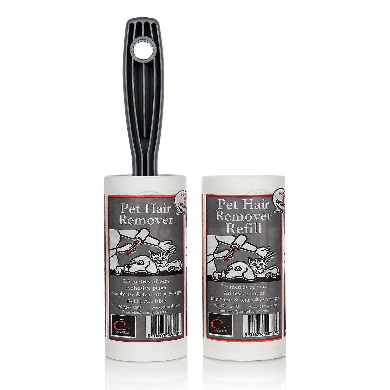 1 X Pet Hair Remover Lint Roller & 1 Refills (total 15m)