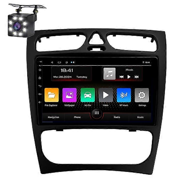 Car Radio Android For Mercedes Benz C Class S203 CL203 2000-2004 Auto Multimedia Player Stereo