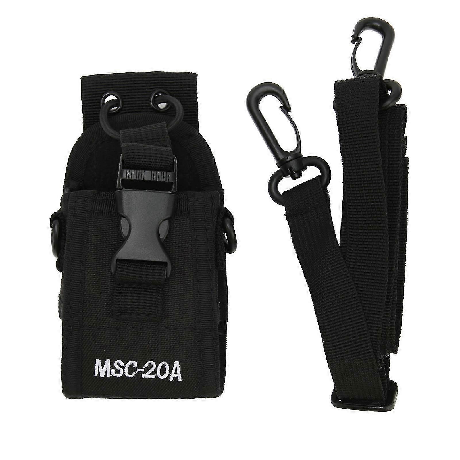 Walkie Talkie Holder Lightweight Portable Universal Nylon Radio Case Pouch for 2 Way Radio MSC 20A