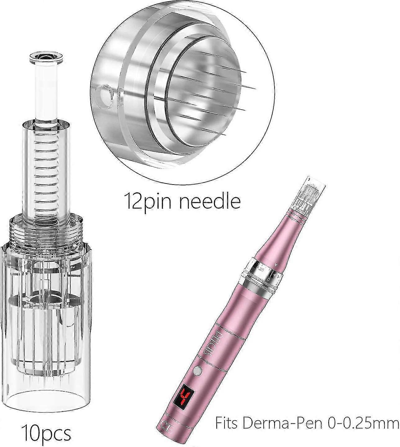 Micro 12 , Micro Replacement Cartrid For Electric Dermapen 10 Pcs/pack